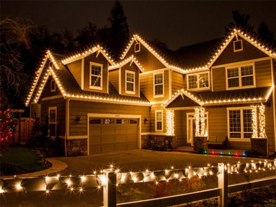 Principais tendências de iluminação de Natal para 2026