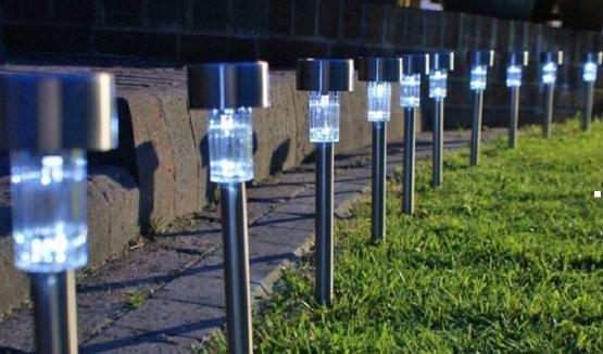 Solar pathway lights Solar pathway lights