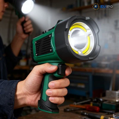 Handheld LED Spotlight Rechargable