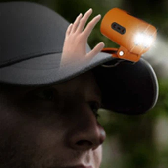 Luz multifuncional de chapéu