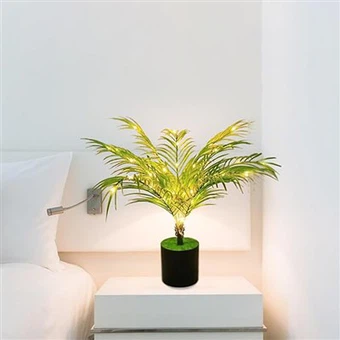 Spring Artificial Plant Table Light